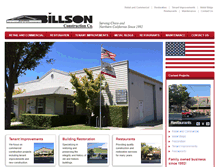 Tablet Screenshot of billsonconstruction.com
